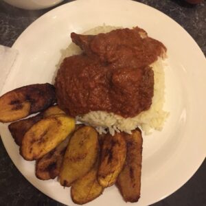 Rice with Beef & Plantain